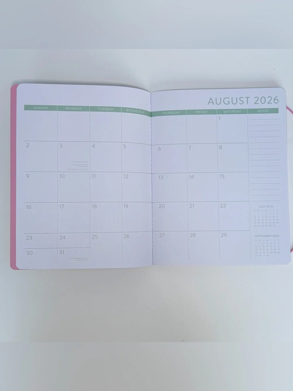 2026-2027 Weekly Monthly 17-month Planner - Orange Circle Studio (Pink Tulips)